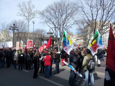 Action syndicale revendicative du 9 avril 2013