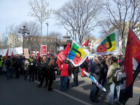 Action syndicale revendicative du 9 avril 2013